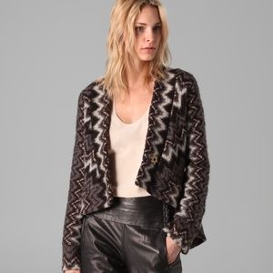 Mike Gonzalez Layne Zigzag Wrap Jacket S